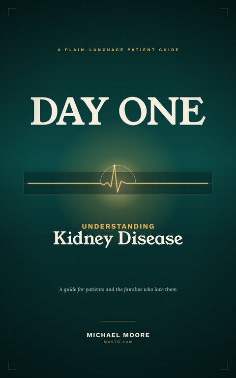 Book cover: Day One, Understanding Kidney Disease, by Michael Moore