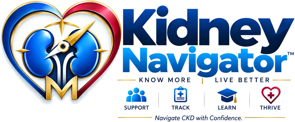 Kidney Navigator — Know more. Live better. Support, track, learn, thrive.